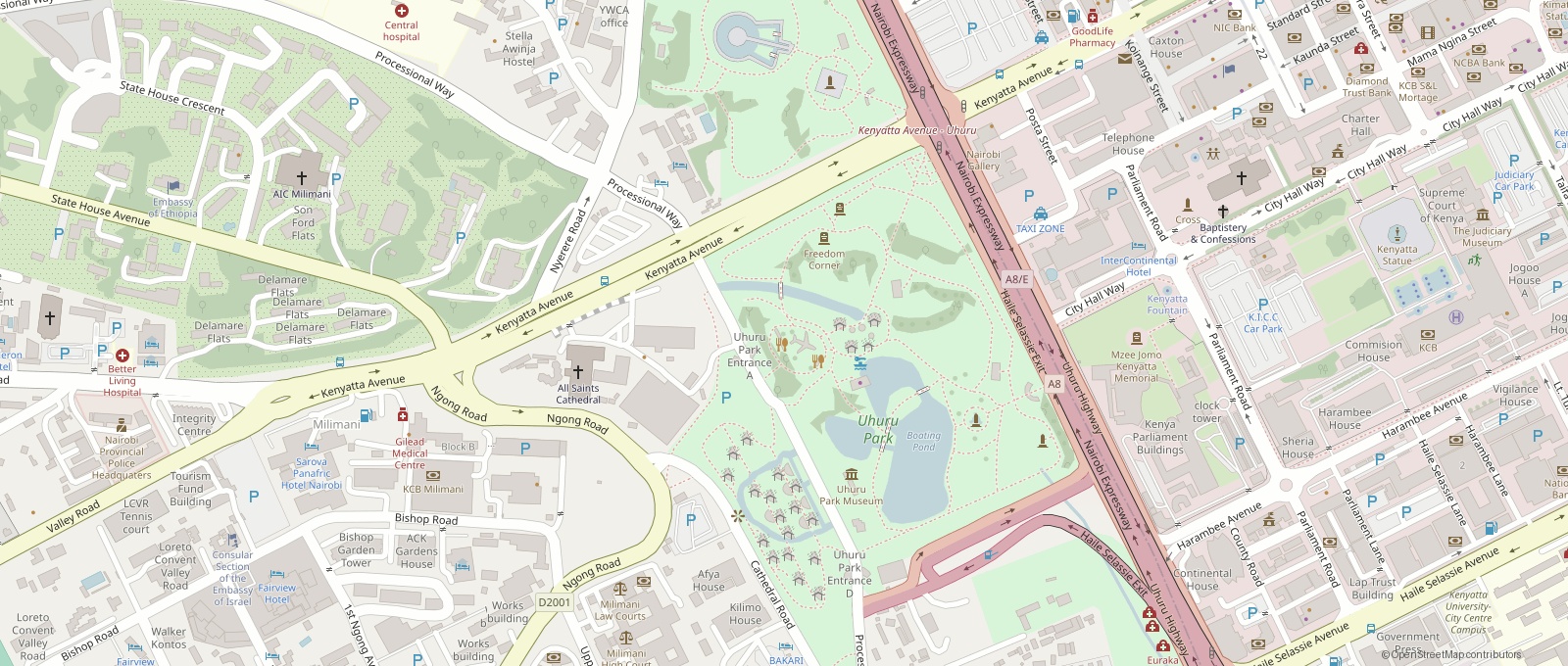 Nairobi map
